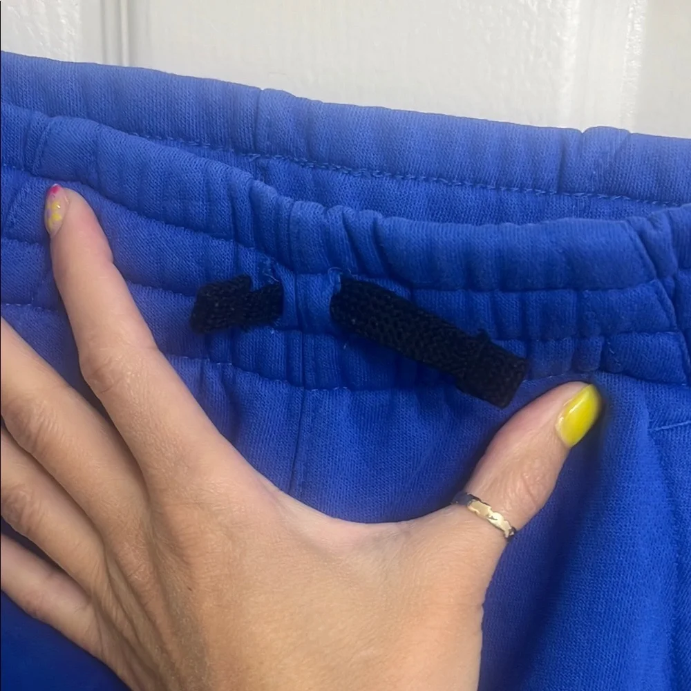 Nike Blue and Black Sweatshirt and sweat pants Just Do It 2 piece sweatsuit - Picture 9 of 11